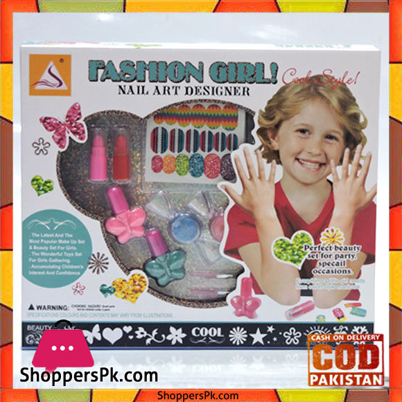 Fashion Girl Nail Art Designer For Kid