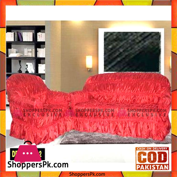 Fashioncity Sofa Covers Protector Slipcover - 5 Seater -Pink