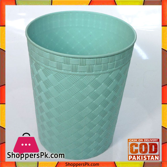 Green Pattern Small Dustbins
