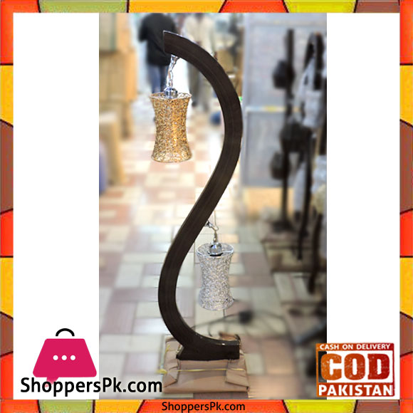 High Quality Wooden Floor Lamp Golden Silver Hanging