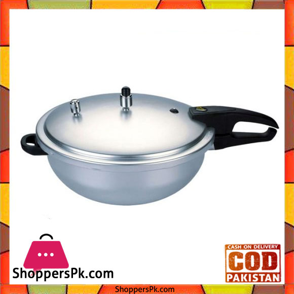 Kitchen King Wok Style Pressure Cooker 9 Liter