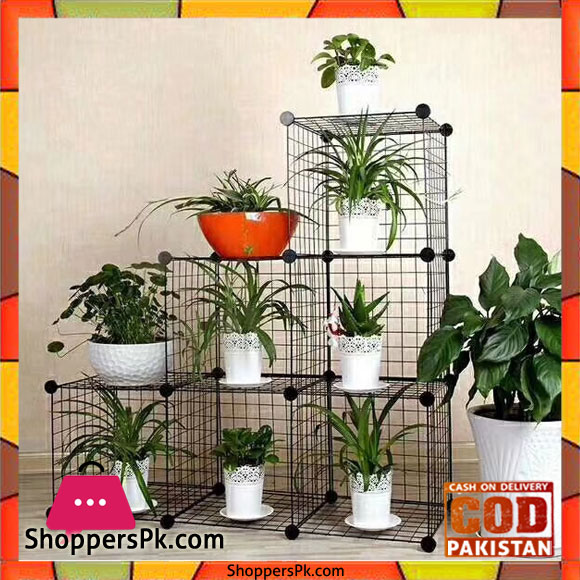 Multi Use DIY Wire 6 Cube Cabinet