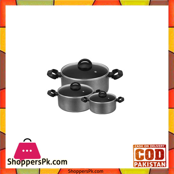 Bravo Non Stick Casserole Set – 751 | 6 Pieces Set