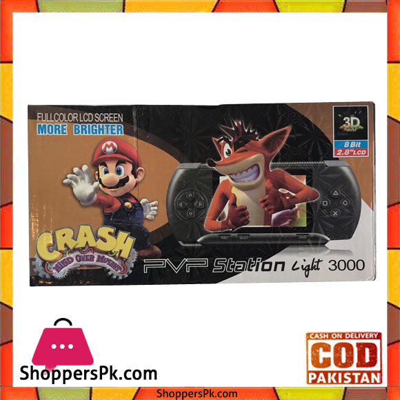 PVP Station Light 3000 2.8 LCD Colorful Screen 8 Bit Portable Handheld Game