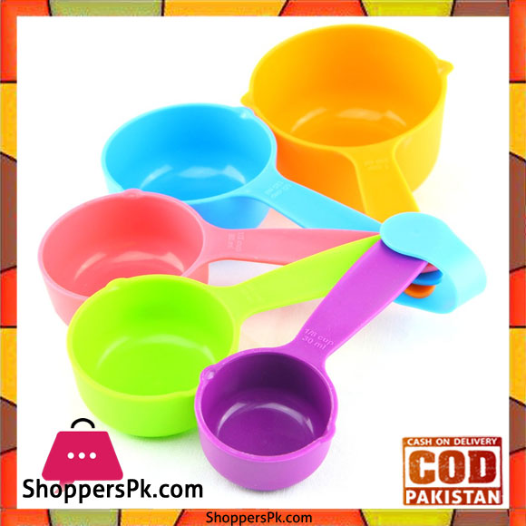 Rainbow Measuring Cups 5 Pcs Set