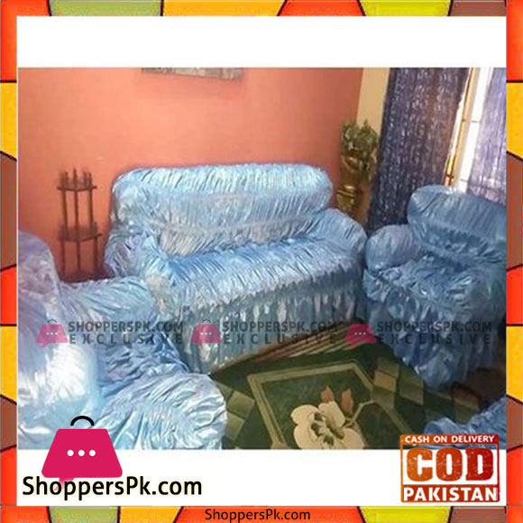 Sofa Covers Protector Slipcover - 5 Seater - Silver