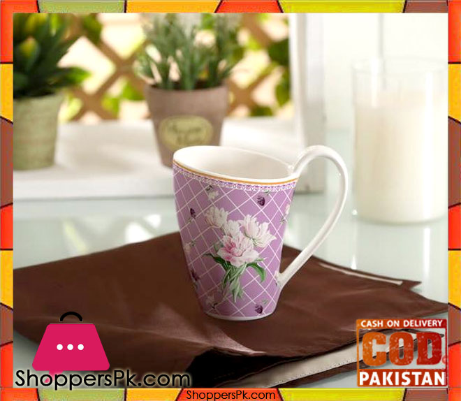 Solecasa Flower Print Mug Set Six Pieces L3