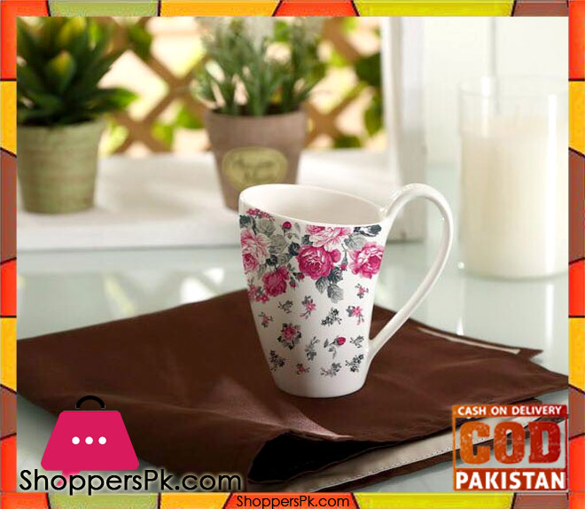 Solecasa Flower Print Mug Set Six Pieces