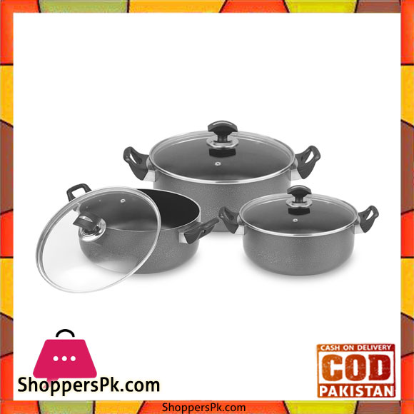 Sonex Elegant Pots Set – 50089 | Nonstick
