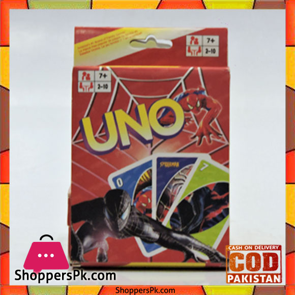 UNO Spider-Man Card Game For Kid