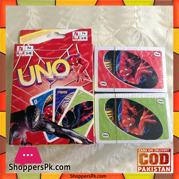 UNO Spider-Man Card Game For Kid