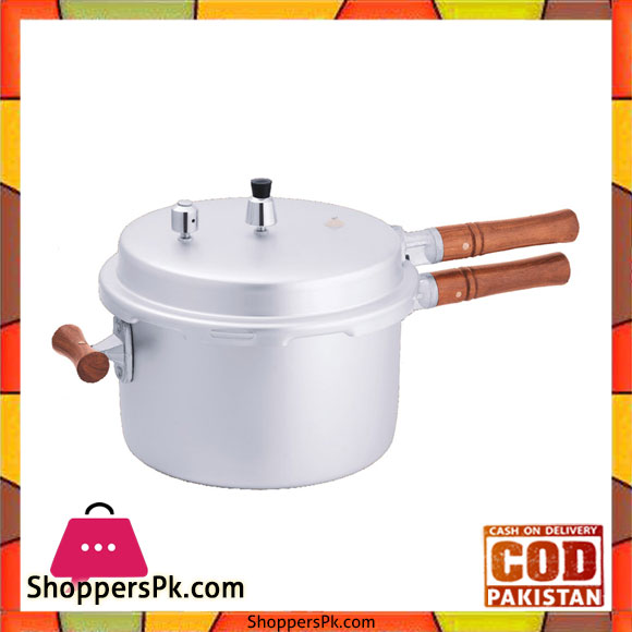 Euro Wooden Handle Pressure Cooker - 11 Litre