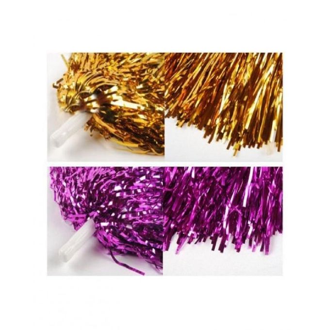Cheerleading Pom Poms - 6Pcs - Multicolor