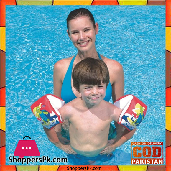 Bestway Inflatable Swim Turtle Armbands for Kids 3-6 Years - 32043