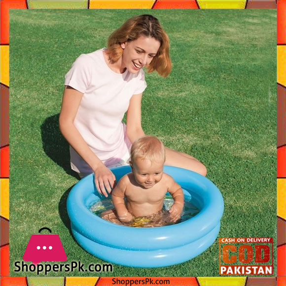 Bestway Paddling Round 2 Ring Kiddie Pool 24 x 6 Inch - 51061