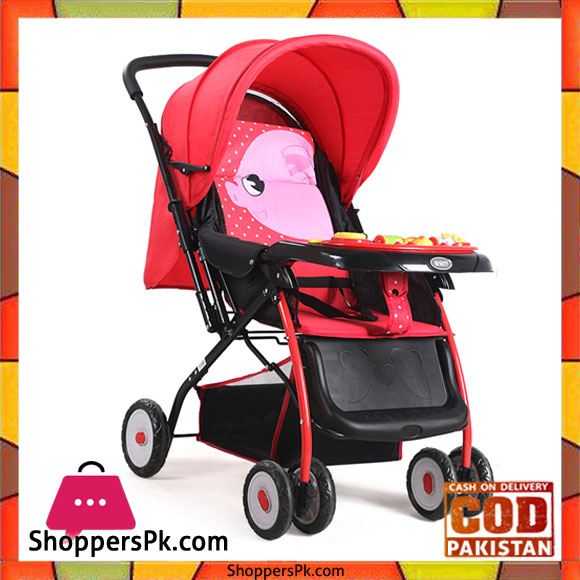 High Quality Baobaohao Baby Stroller (Blue - Red)