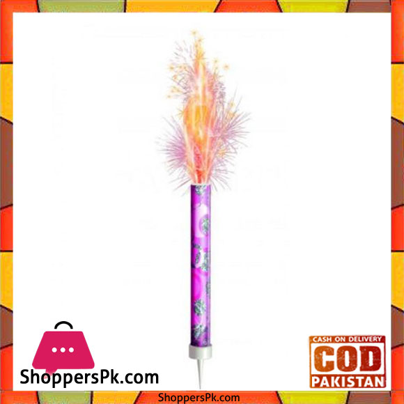 Pack of 6 Birthday Sparkling Candle Small - Multicolor