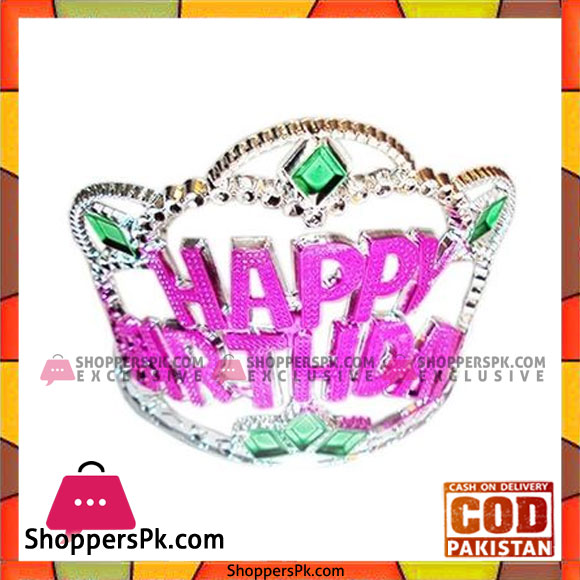 Princess Happy Birthday Crown/Tiara - Multi