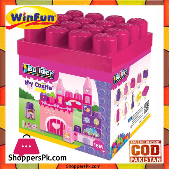 Winfun I Builder My Castle 15 Pcs Block Set