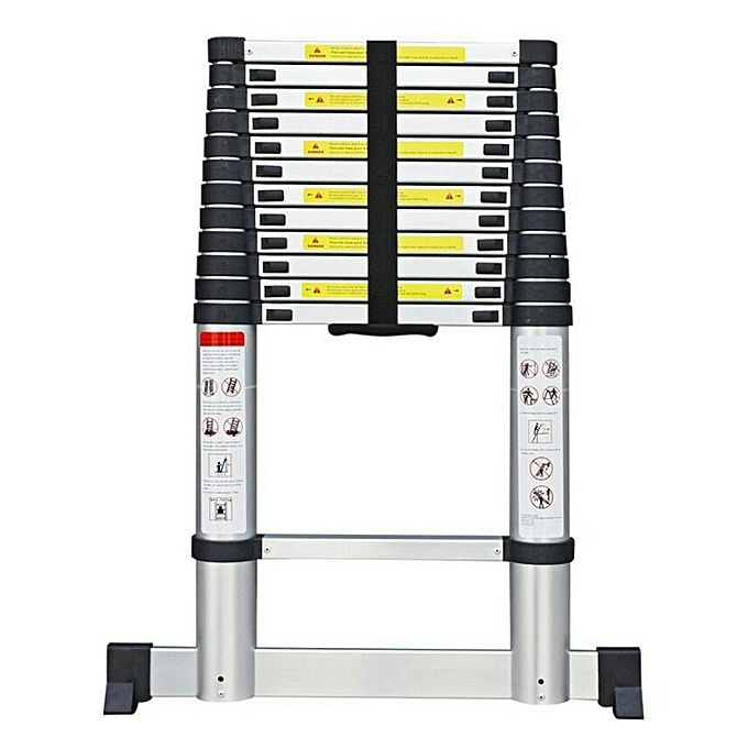 BIT Multipurpose Telescopic Extending Aluminum Ladder 3.8Meter - 12.4 Foot