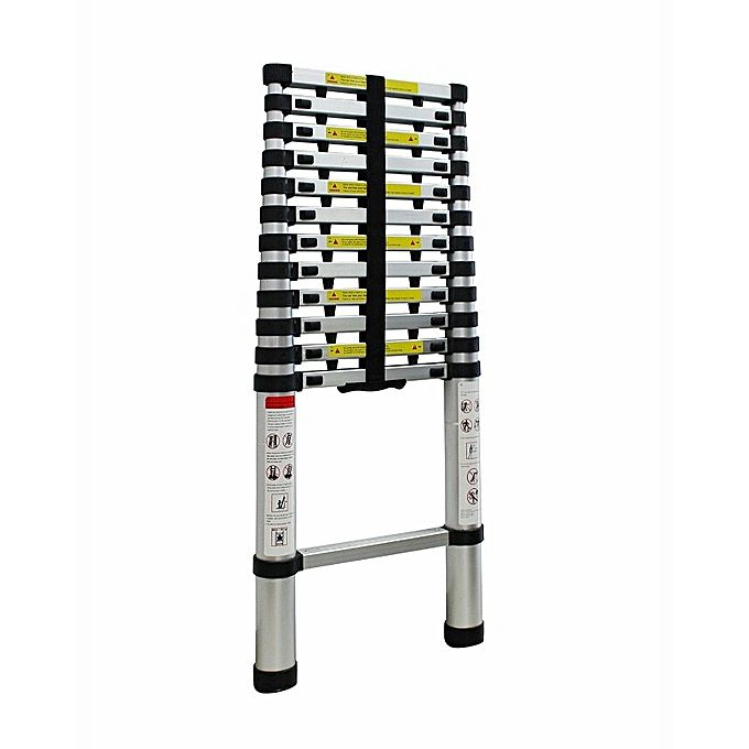 BIT Multipurpose Telescopic Extending Aluminum Ladder 3.8Meter - 12.4 Foot