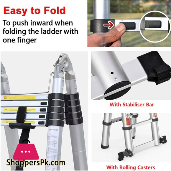 Multipurpose Telescopic Ladder 2.2 meter 14setups