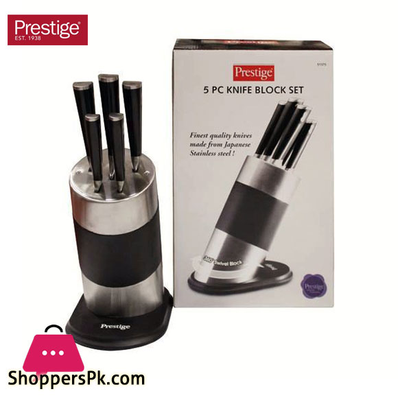 Prestige Classic Knife Set 5 Piece 51375 Black