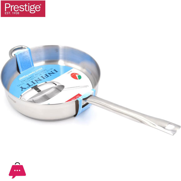 Prestige Infinity Stainless Frypan Induction Compatible 30 CM - 77370