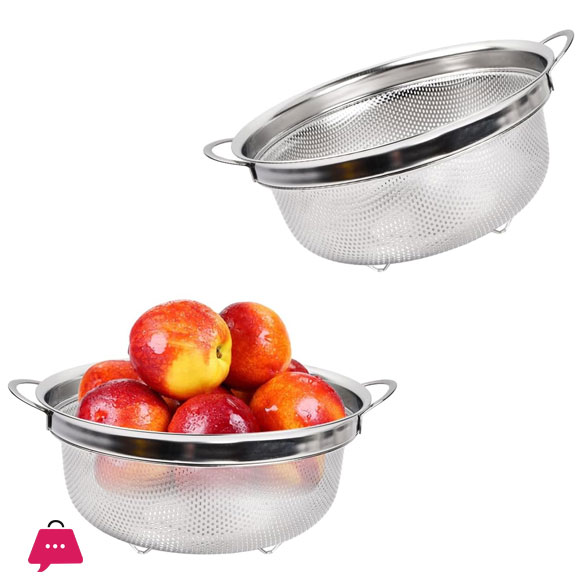 Stainless Steel Colander - Strainer 27 CM