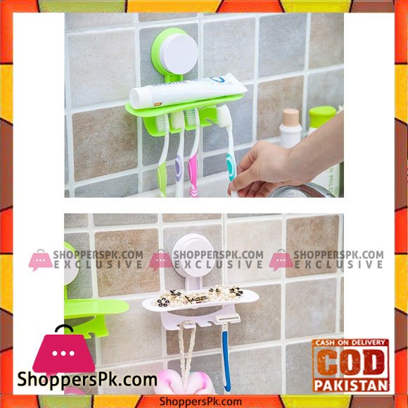 LUKZER Magic Double Celebration Magic Four Toothbrush Holder