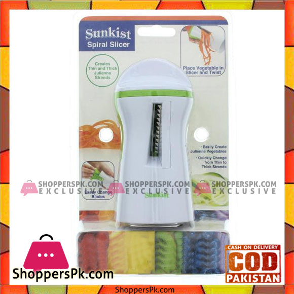 Sunkist Vegetable Cutter Spiral Slicer