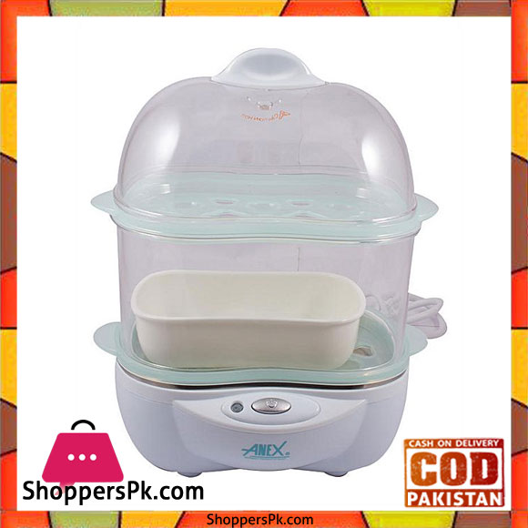 Anex AG-774 - Deluxe Egg Boiler - White