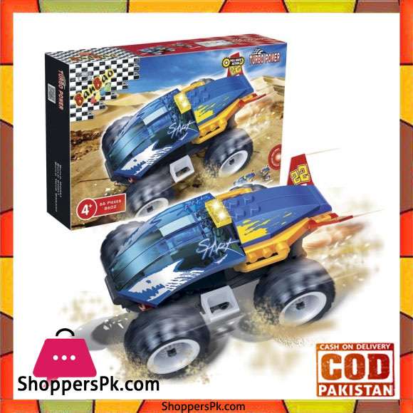 Banbao 8602 Shark Pull Back Auction Racer 66 Pcs