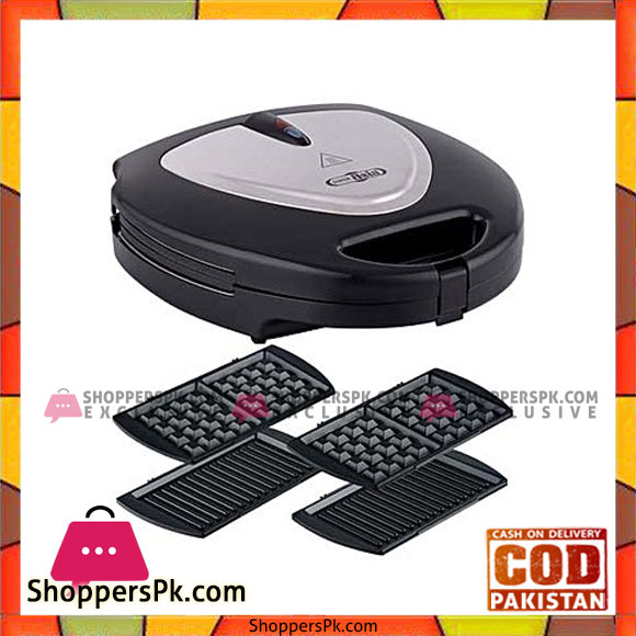 Super Asia SS-3435 - Sandwich Maker Grill - Black
