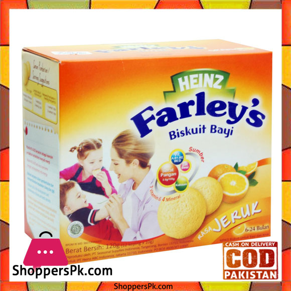 Heinz Farleys Baby Biscuit, Orange