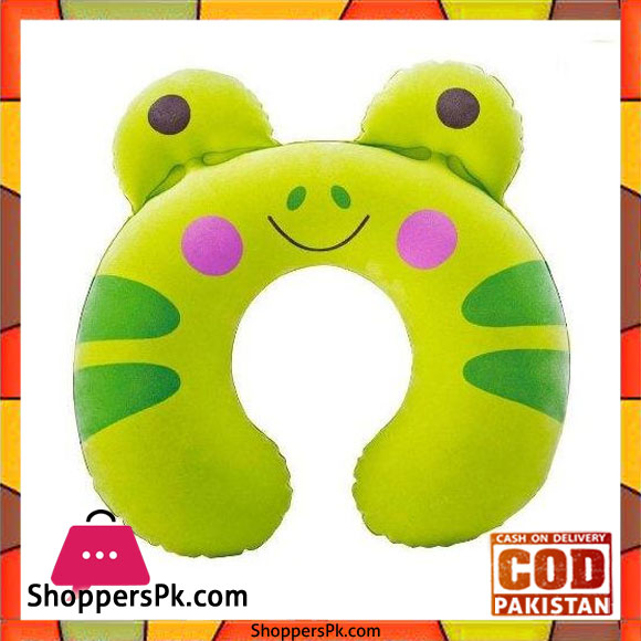 Intex Kids Travel Pillow Yellow and Green - 68678
