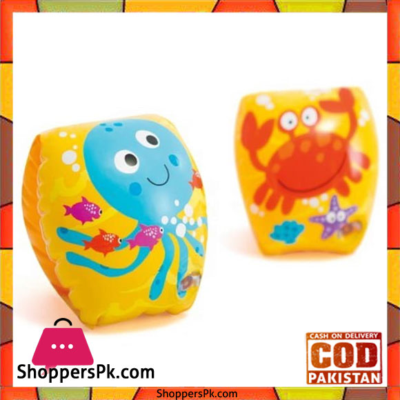 Intex Under The Sea Arm Band with 2 Air Chambers 8 x 6 - 56662