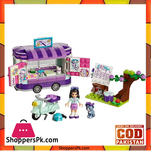 Friends Series The Art Stand Set Model Building Blocks Brick Toys For Children Birthday Gift -01056