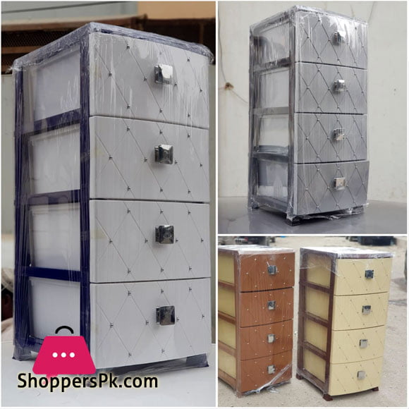 Homeket 4 Floor Big Drawer Plastic