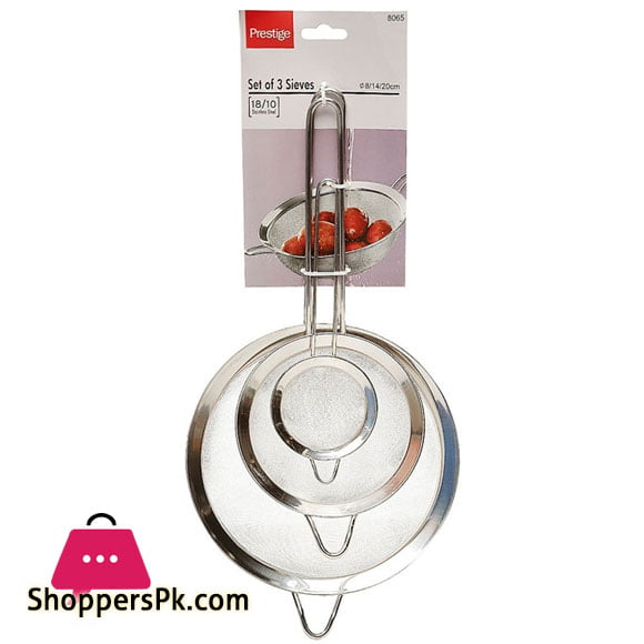 Prestige Tea Strainer 8-14-20cm 3 Pcs - 8065