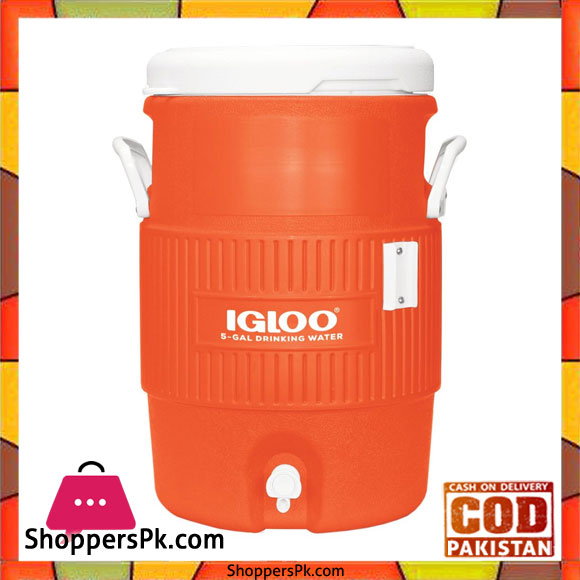 IGloo Full Size Beverage 5-Gallon Seat Top Water Cooler #42316