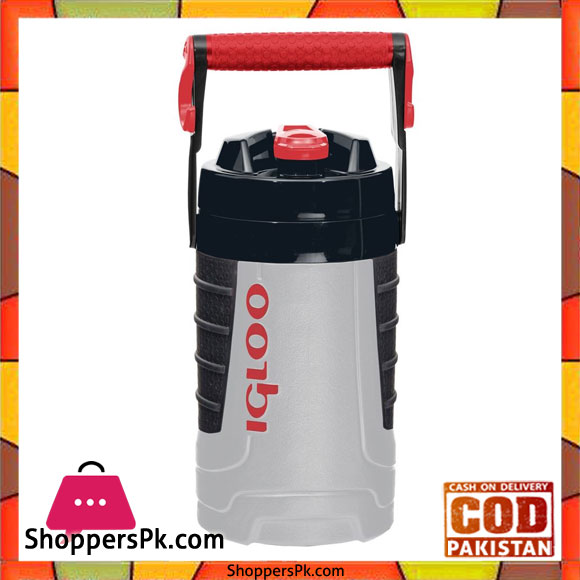IGloo Proformance Half Gallon Water Jug 1 QT Gray / Red #31087