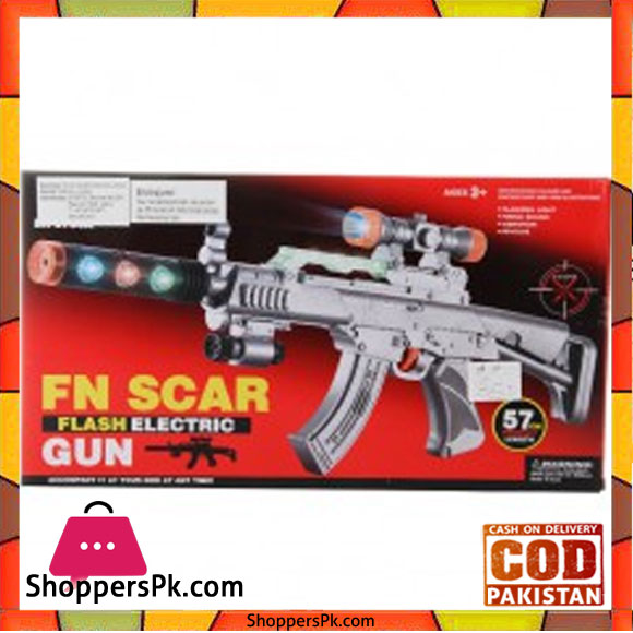 Machine Gun with Flashing Light