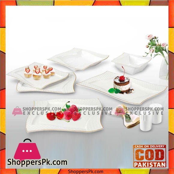Wave Curve English 28 Pcs Dinner Set