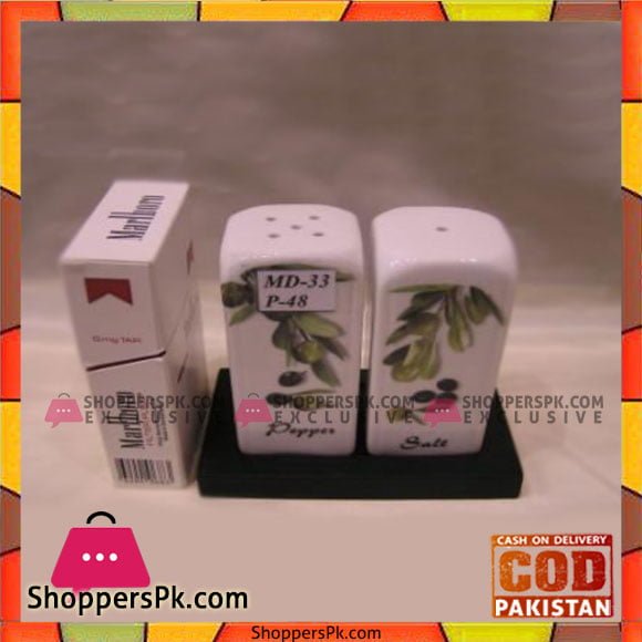 Angela 2Pcs Olive Salt & Pepper - MD033