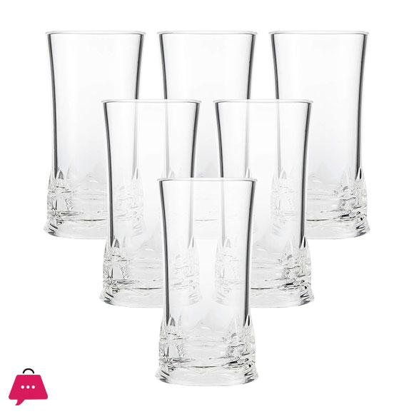 Azad Acrylic Glass 6Pcs - Saudia Made