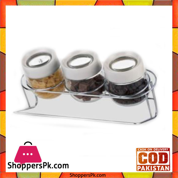 Brilliant Glassware 3ps Jar Set 450ml - BR0218