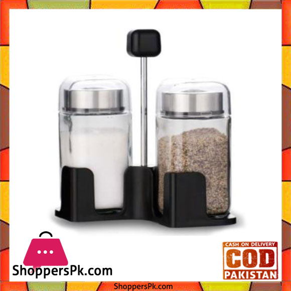 Brilliant Glassware Spice Rack 2 Jars - BR0133