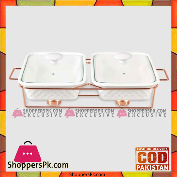 Brilliant Rect Casserole+Candle - BR0182