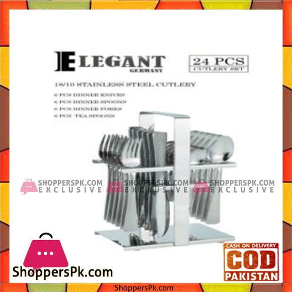 Elegant Cutlery 24Pcs(Doted) - AA0001G
